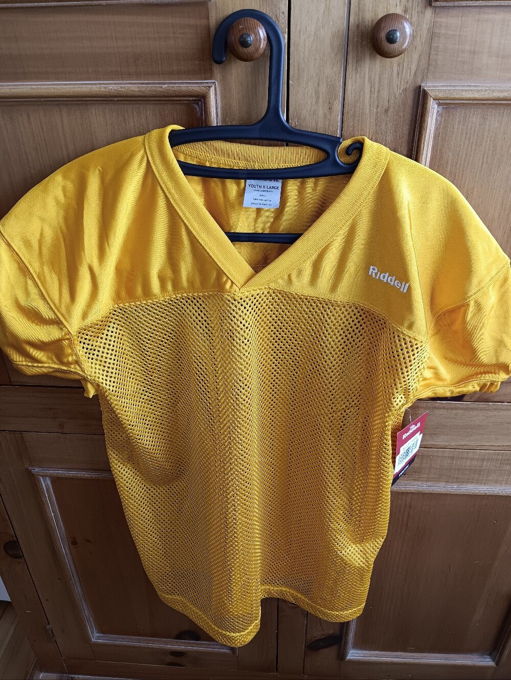 Riddell Yellow Mesh Football Jersey